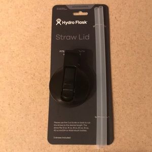 Black Hydroflask straw/lid
